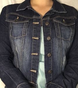 stretchy denim jacket